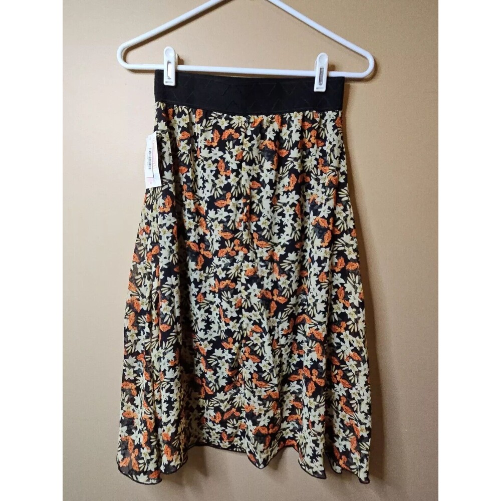 LULAROE LOLA MIDI LAYERED SKIRT OVERLAY XS